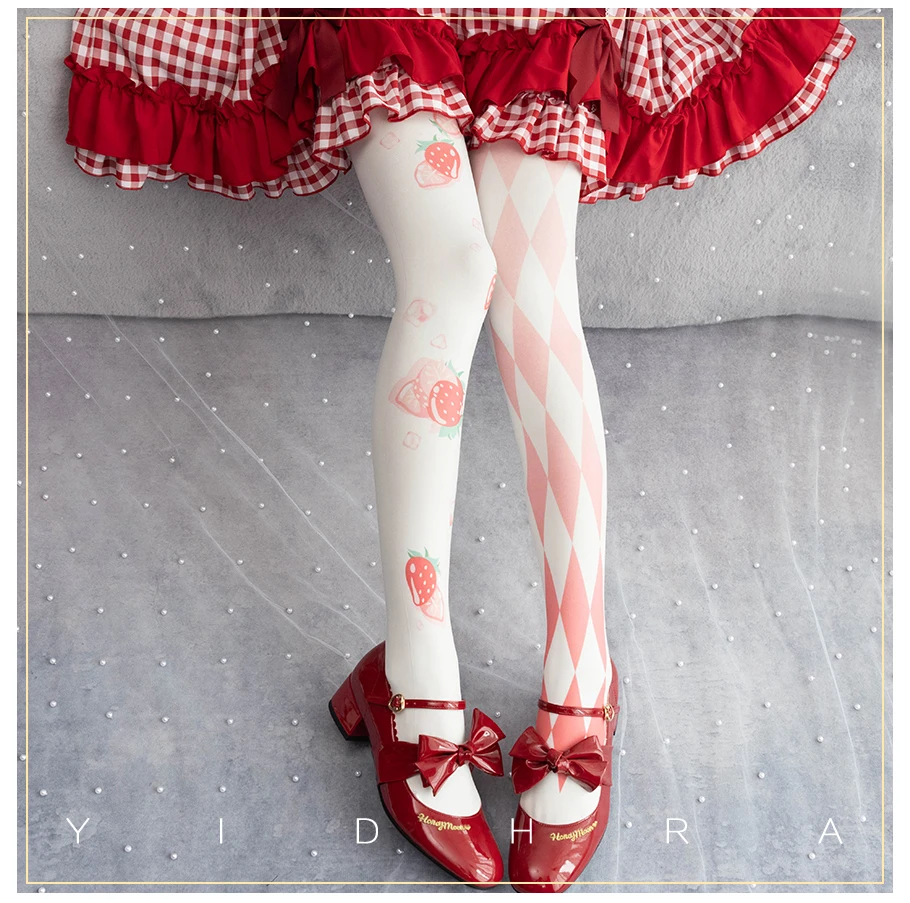 

Милые зимние теплые пикантные Мягкие плотные носки в японском стиле с изображением Фруктового мороженого