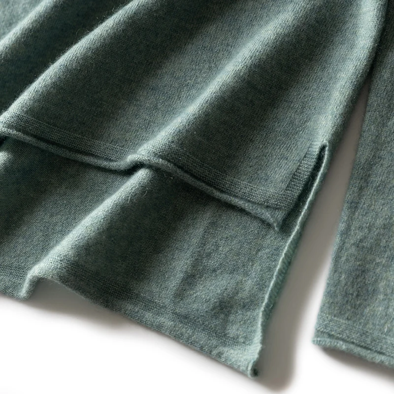 

Women Autumn Winter Slim Turtleneck Sweaters Solid Knitted Female 100% Cashmere Soft High Quanlity Pullovers 5Colors Full Sleeve