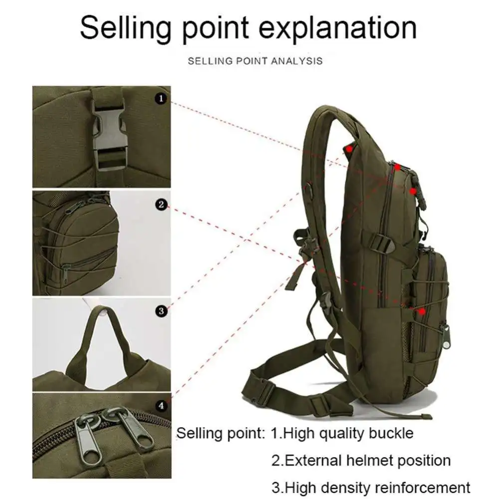 Уличная тактическая многофункциональная сумка для гидратации пеших прогулок и