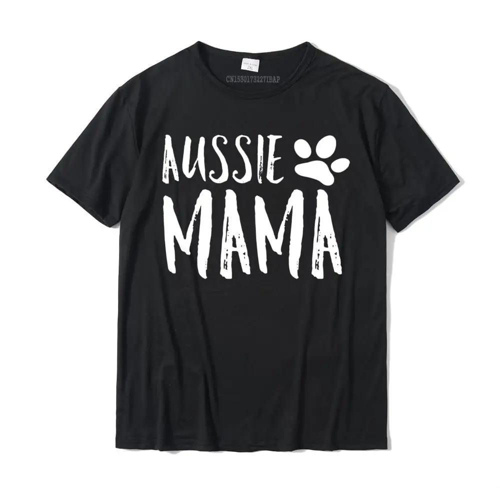 Australian Shepherd Mom Shepard Geschenke Aussies Hund T-shirt Camisas Männer Klassische Casual Tops & Tees Baumwolle T-shirts Straße