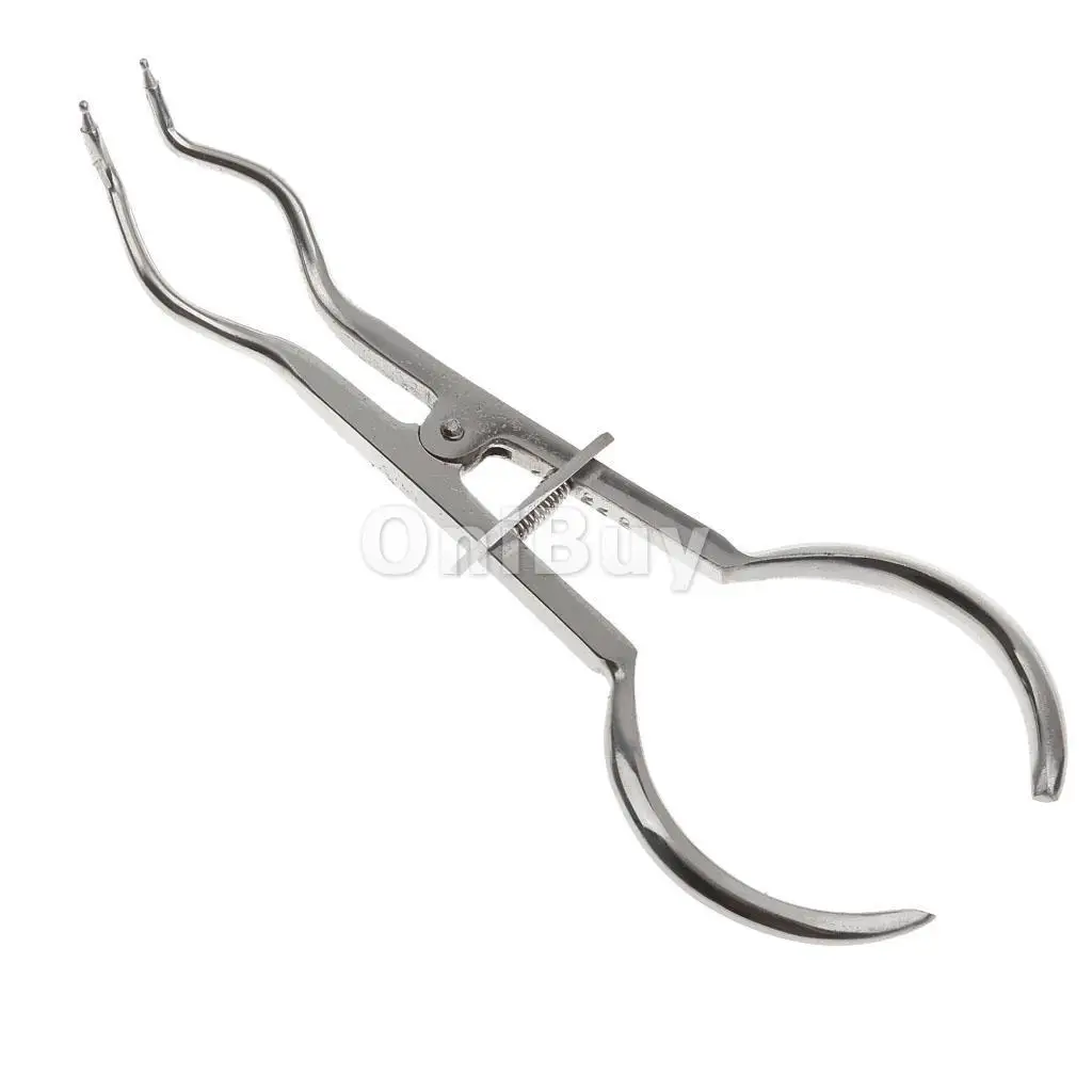 1 лот из 12 шт. Нержавеющая сталь стоматологический резиновый изолятор слюны