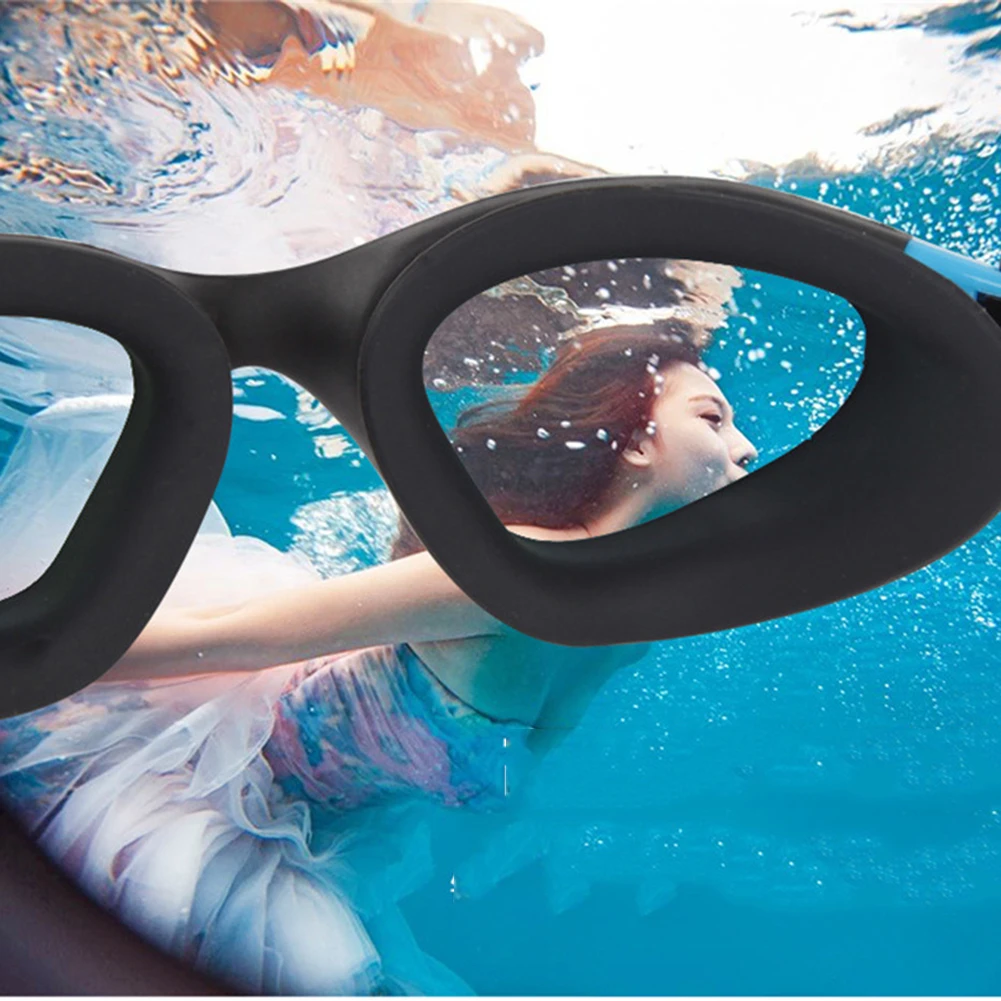 

Professional Swimming Goggles Adults Waterproof Swim UV Anti Fog Adjustable Glasses Electroplating Polarized Glasses Novel S17