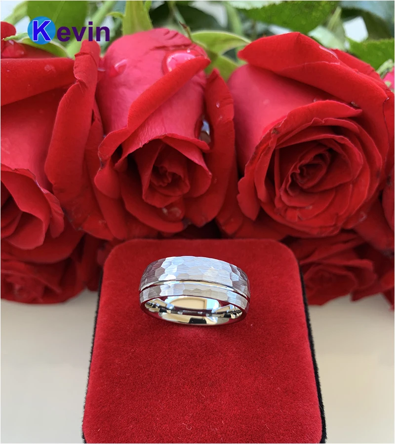 Мужской женский мужской свадебный браслет вольфрамовый Молот кольцо купольная