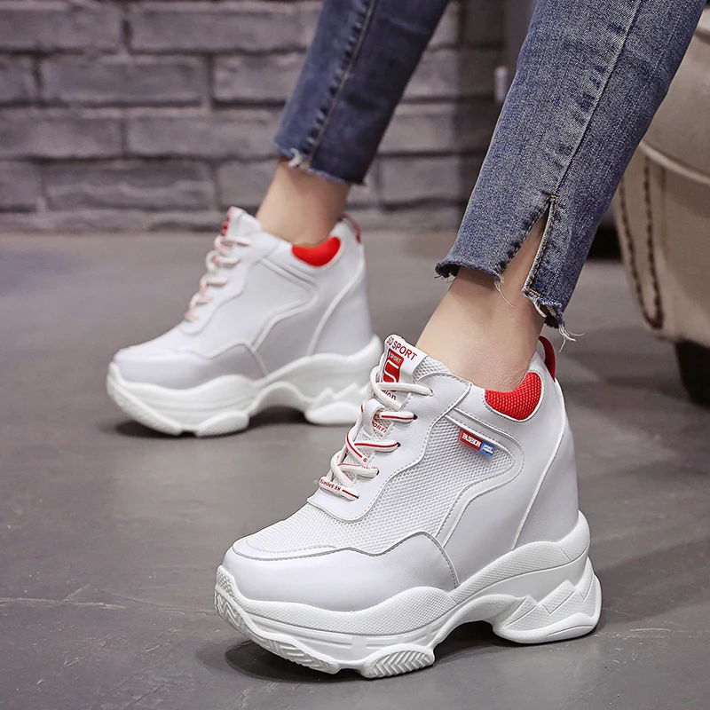 Кроссовки Timalina женские сетчатые повседневная обувь для тренировок на платформе