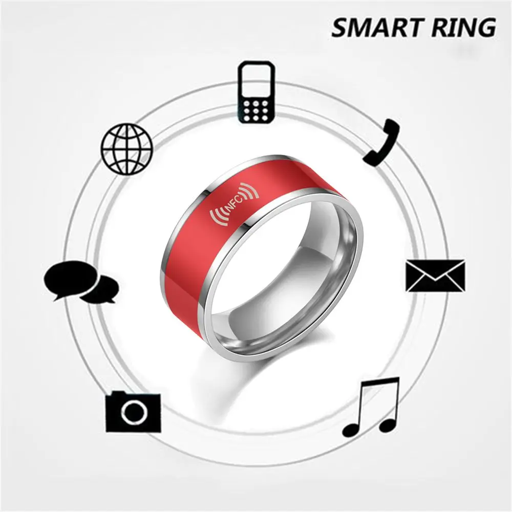 Смарт-кольцо на палец с NFC интеллектуальное подключение к одежде телефона Android