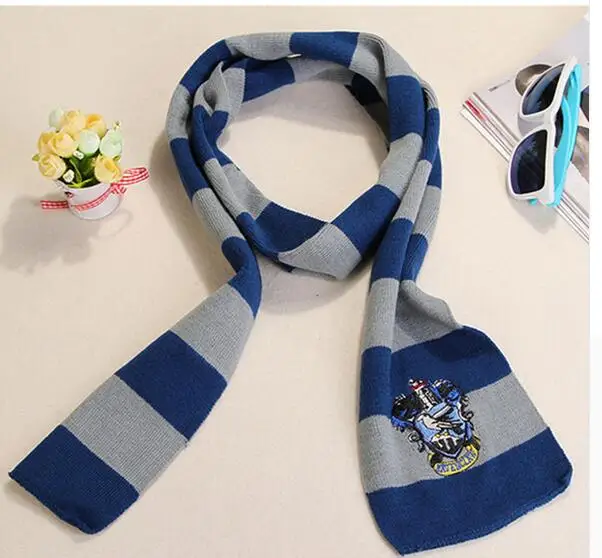 Лучший подарок школьный шарф шарфы Гриффиндор Слизерин Hufflepuff Ravenclaw шарфы маскарадные костюмы подарок на Хэллоуин Гермиона шарф