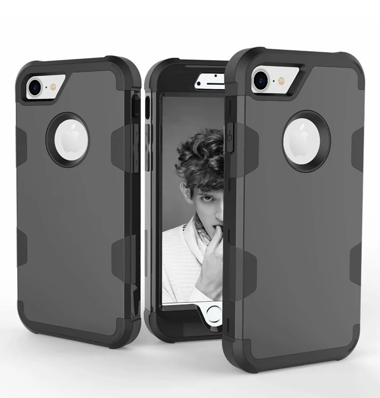 Для Apple iPhone 7 4," гибридный противоударный защитный резиновый силиконовый чехол-накладка для iPhone7