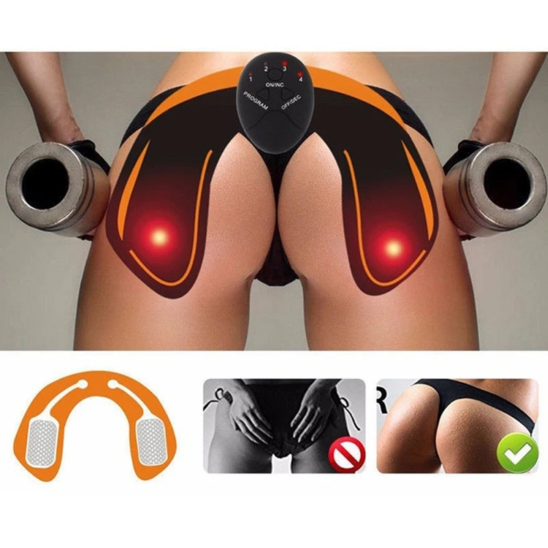 

EMS Muscle Training Gear Hip Trainer Lazy Fitness Sticker Abdominal Patch Electric Trainer Fitness Equipment