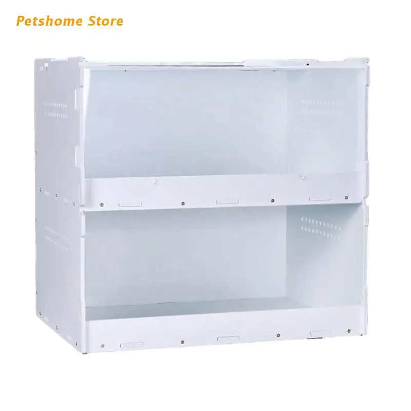 

Контейнер LX9C для кормления насекомых, прозрачный двухслойный контейнер для рептилий, акриловый Террариум для паука, маленькая змея, легко с...