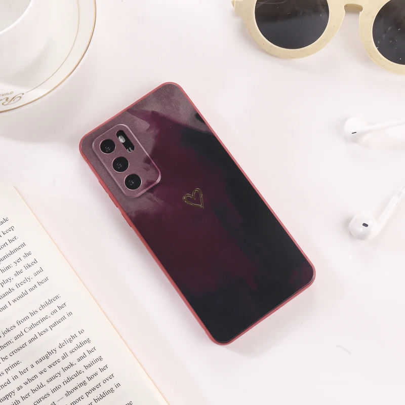 Rainbow Soft Heart Case For Xiaomi Mi Note 10 Pro 9 SE 9T Pro A3 Redmi Note 9 8 Pro 10T Cases Silicone Protective Cover