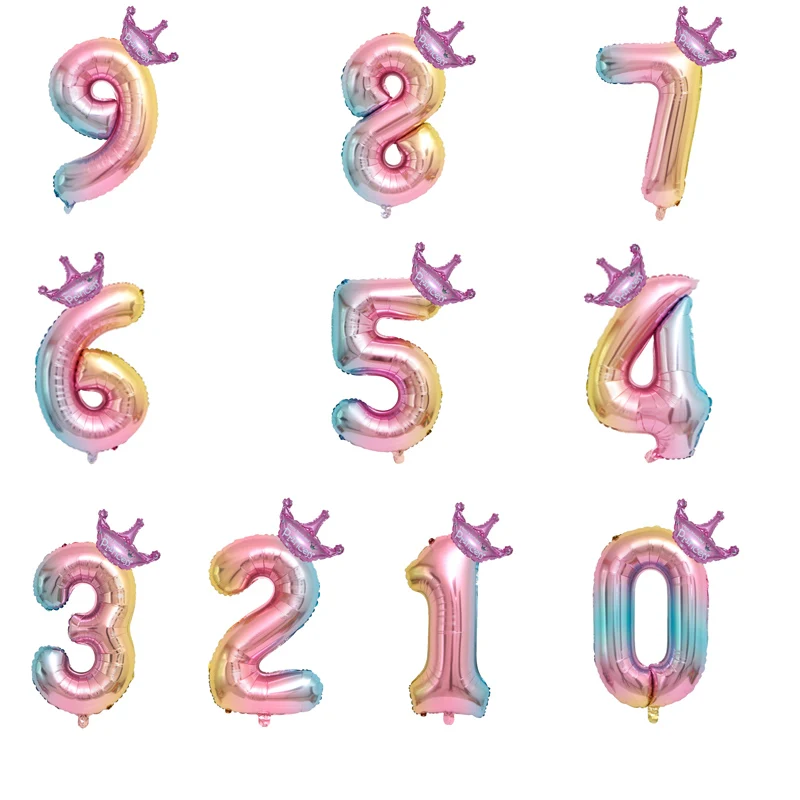 High Quality Birthday foil Helium figure balloons 1 2 3 Girl' decoration kids' toys Dinosaur funny gifts Baby shower | Дом и сад