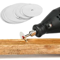 11pcs mini circular saw blade electric grinding cutting disc rotary tool for dremel metal cutter power tool wood cutting discs