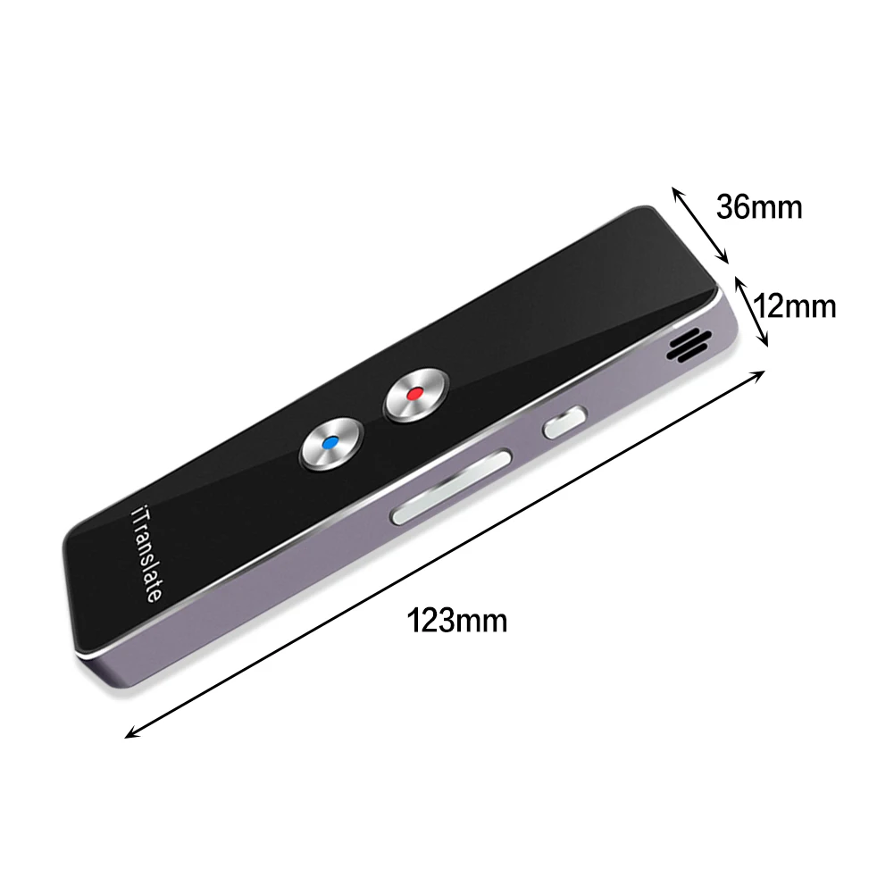 

Translator Portable Multi Language AI Voice Translator Real Time Interactive Two-Way Translation Device for Travel Business