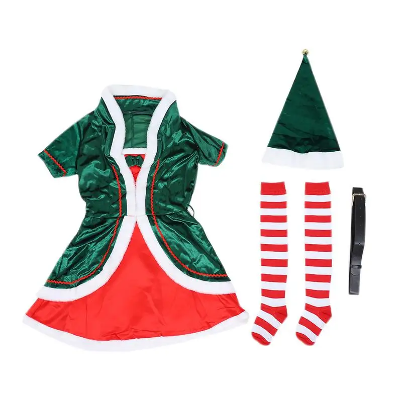 

1 комплект костюмов для представлений, косплей-униформа, Рождество, товары для вечевечерние