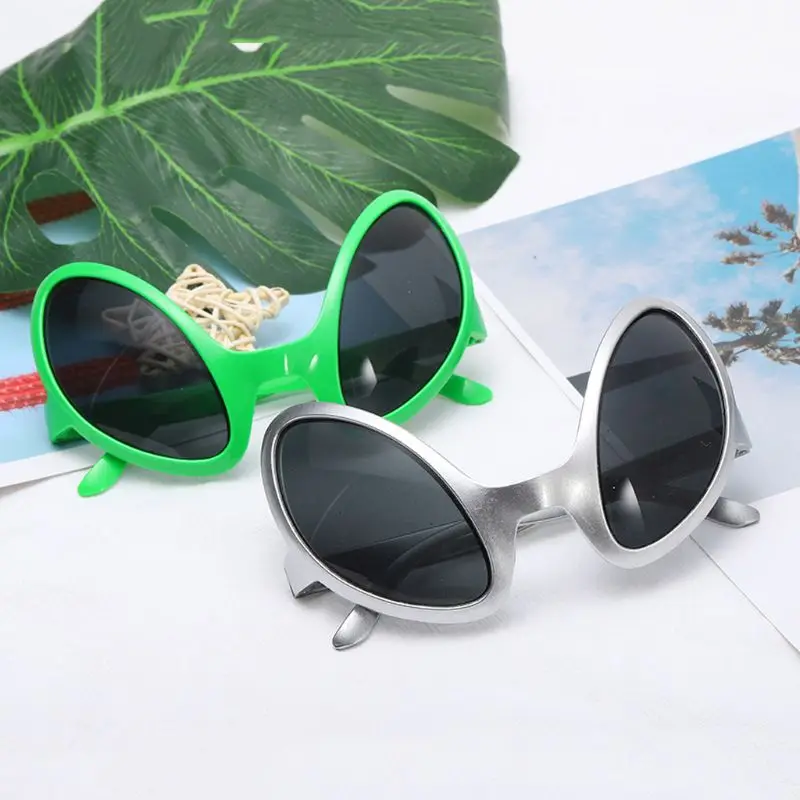 

Funny Aliens Costume Glasses Rainbow Lenses ET Sunglasses Halloween Party Props