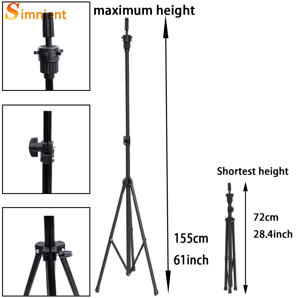 

Adjustable Wig Tripod Mannequin Head Tripod for Dummy Wigs Stand Tripod Mannequin Holder Hair Extension Holder Tools Accessories