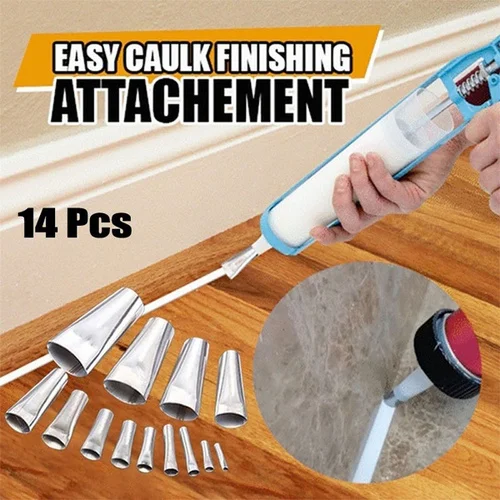 

1Pcs Caulking Finisher Silicone Sealant Nozzle Glue Remover Grout Scraper 14 Sizes