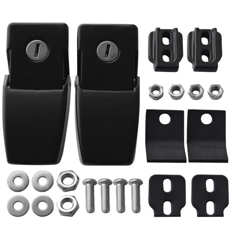 Защелки для капота из нержавеющей стали комплект защелки Jeep Wrangler Jk Jl 2007-2018 Unlimited |