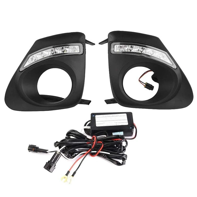 

LED Daytime Running Lights for Toyota Corolla 2010 2011 2012 2013 DRL Fog Lamp Cover Light