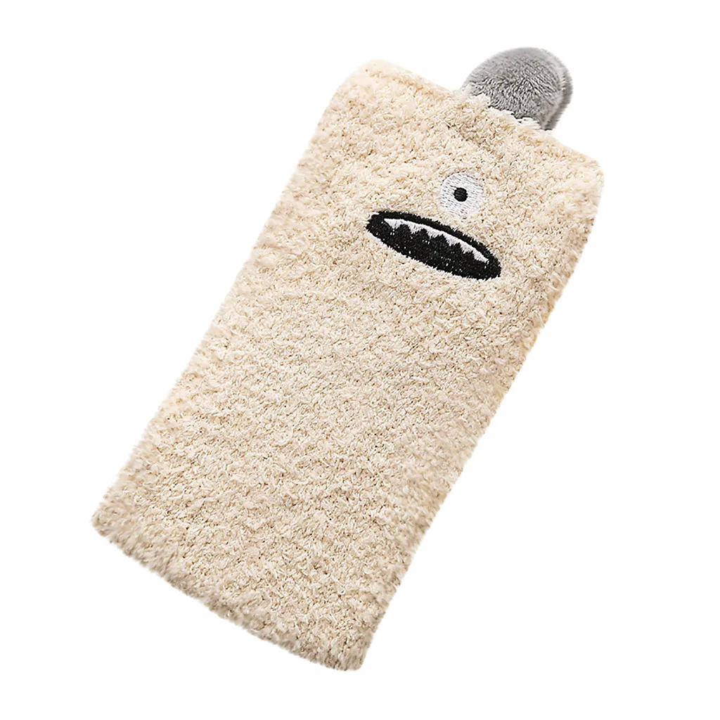 Новинка 2019 женские модные забавные носки с маленькими стоячими ушами толстые