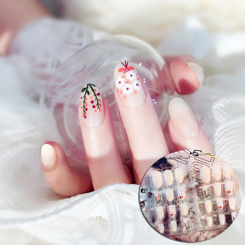 Полезная мода 24 шт. накладные ногти Советы DIY художественные инструменты