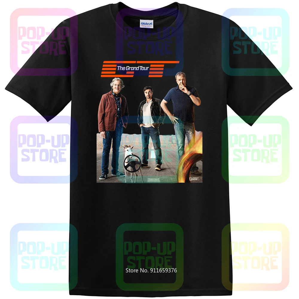 Гранд Тур сериал с Джереми рубашка надписью Футболка унисекс Размеры: S-3XL |