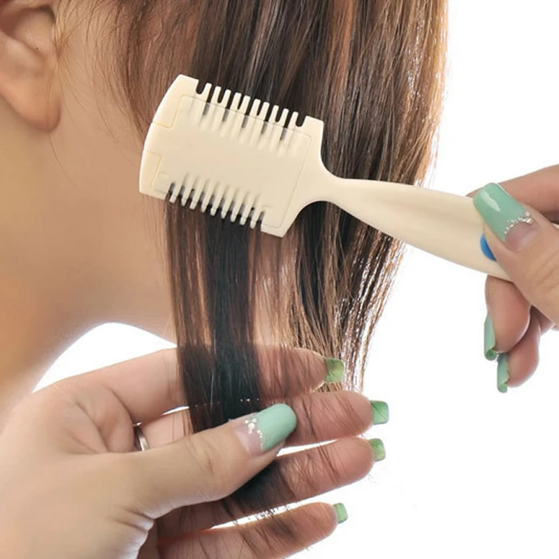 Полезный домашний триммер для стрижки волос бритва Расческа с лезвием