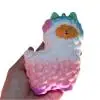 Pink Sheep Сияющий говно Galaxy Poo ароматизированный мягкий Shit снятие стресса медленно поднимающаяся игрушка Y4QA - Цвет: Pink Sheep