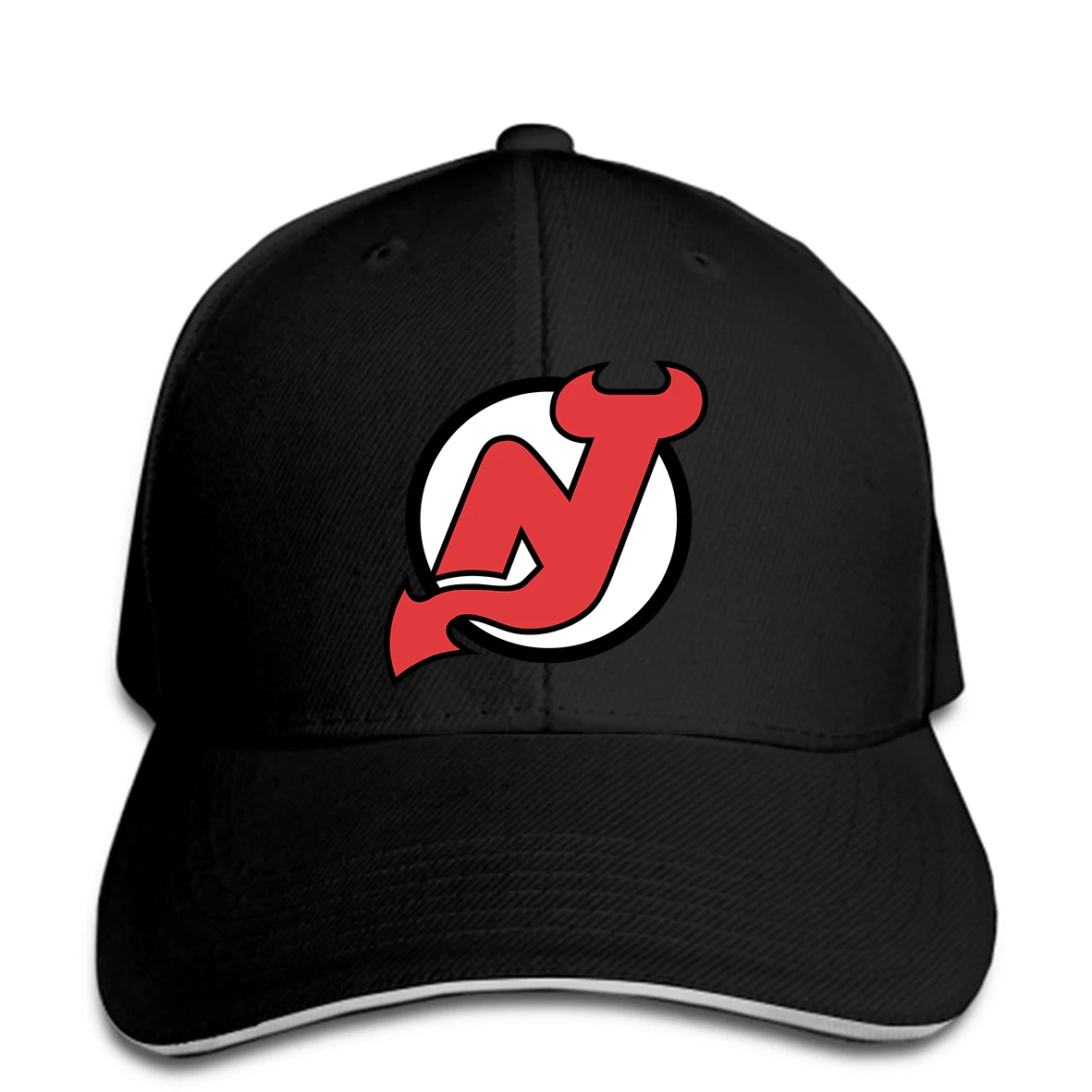 Мужская бейсболка новая Джерси ледяная эмблема хоккейного мотива Devils Нью