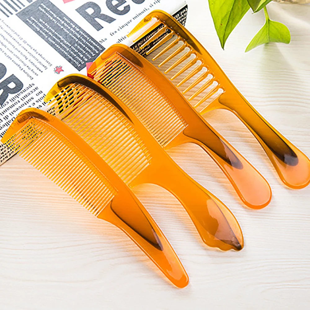 1 шт. Антистатическая широкая зубчатая расческа для волос с пластиковой ручкой