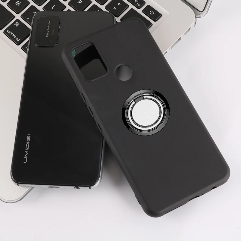 Мягкий силиконовый чехол с кольцом-держателем для UMIDIGI Bison A7 A9 S5 A5 S3 Z2 Pro A7S A3S A3X F1 Play