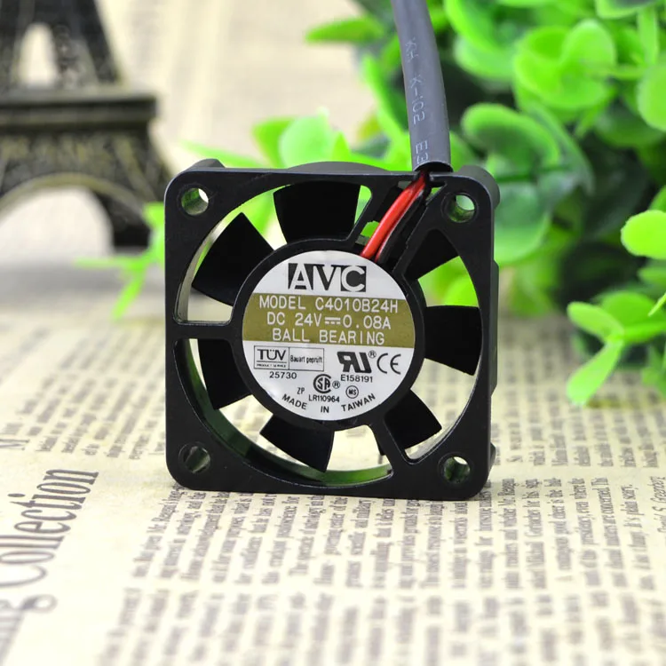 

Новый C4010B24H 24V 0.08A 4 см 4010 защиты электродвигателя Вентилятор охлаждения