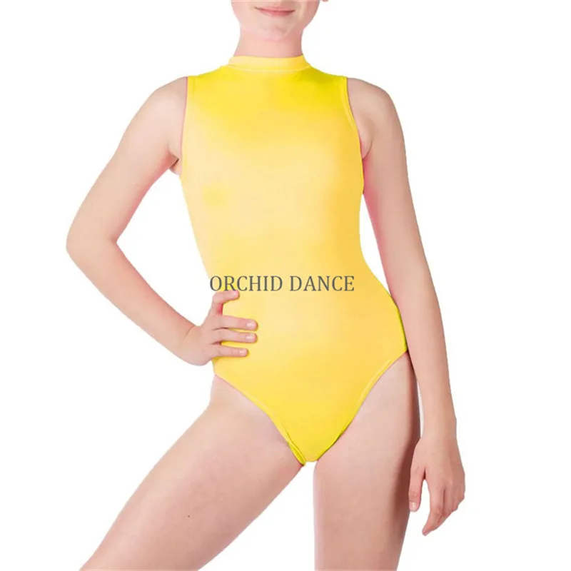 Оптовая продажа Высокое качество Блестящая лайкра Без рукавов Черный купальник