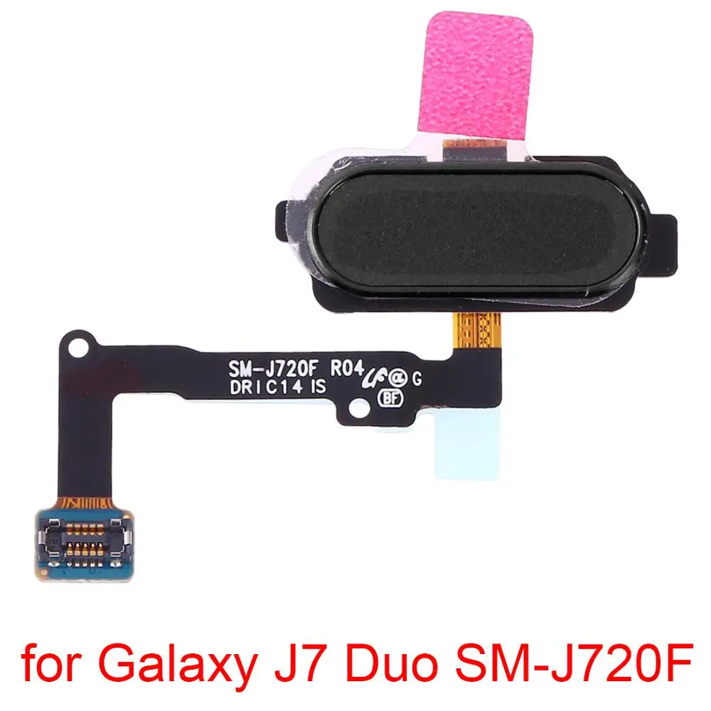 Сенсор отпечатков пальцев Главная Кнопка меню гибкий кабель лента для Galaxy J7 Duo SM