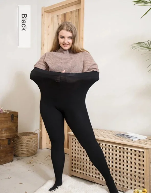 Эластичные Мягкие непрозрачные колготки зимние толстые женские