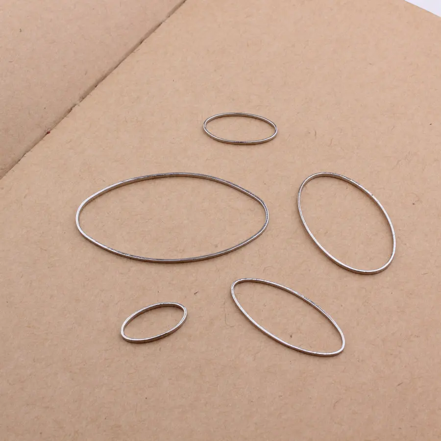 Серебряный Цвет Эллипс Медь diy Корейская Ювелирная повязка на голову аксессуары