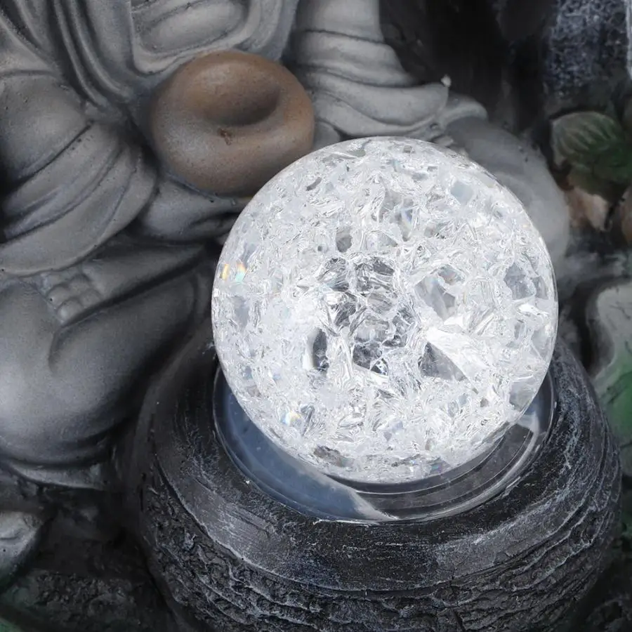 Статуя Будды фонтан Крытый Воздух Увлажнитель воздуха водопад офисный