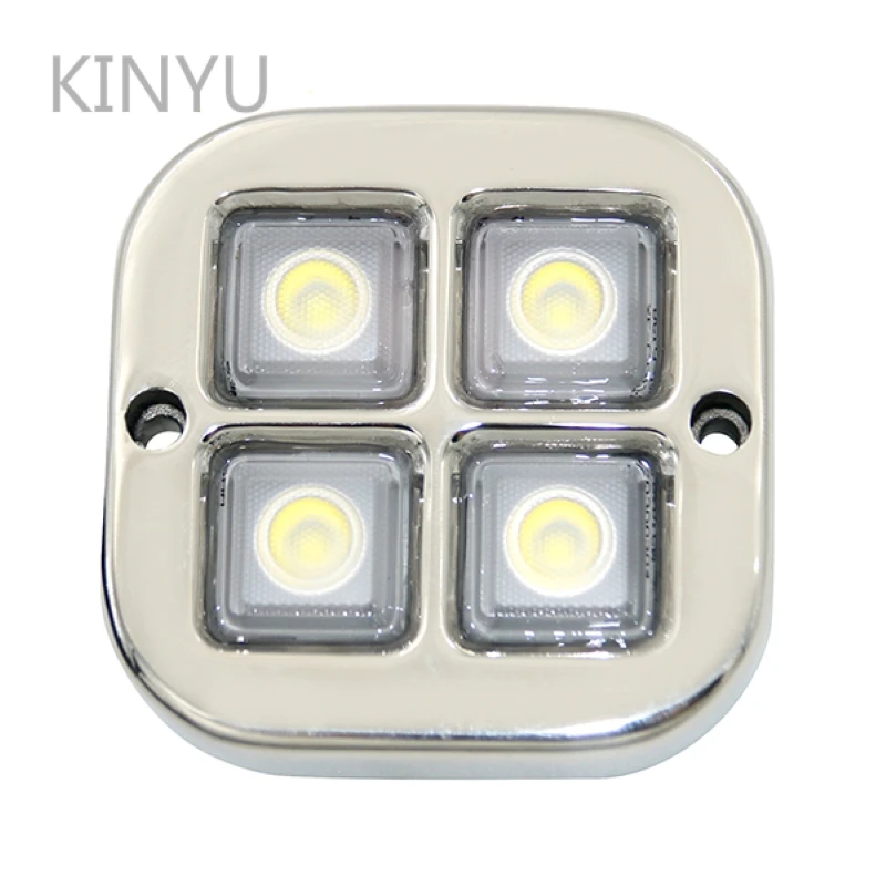 

RGB RGBW DC12V-15V 4W/12W/20W 316L Stainless Steel Waterproof LED Underwater Boat Marine Light Swimming Pools Light KY-UDS70