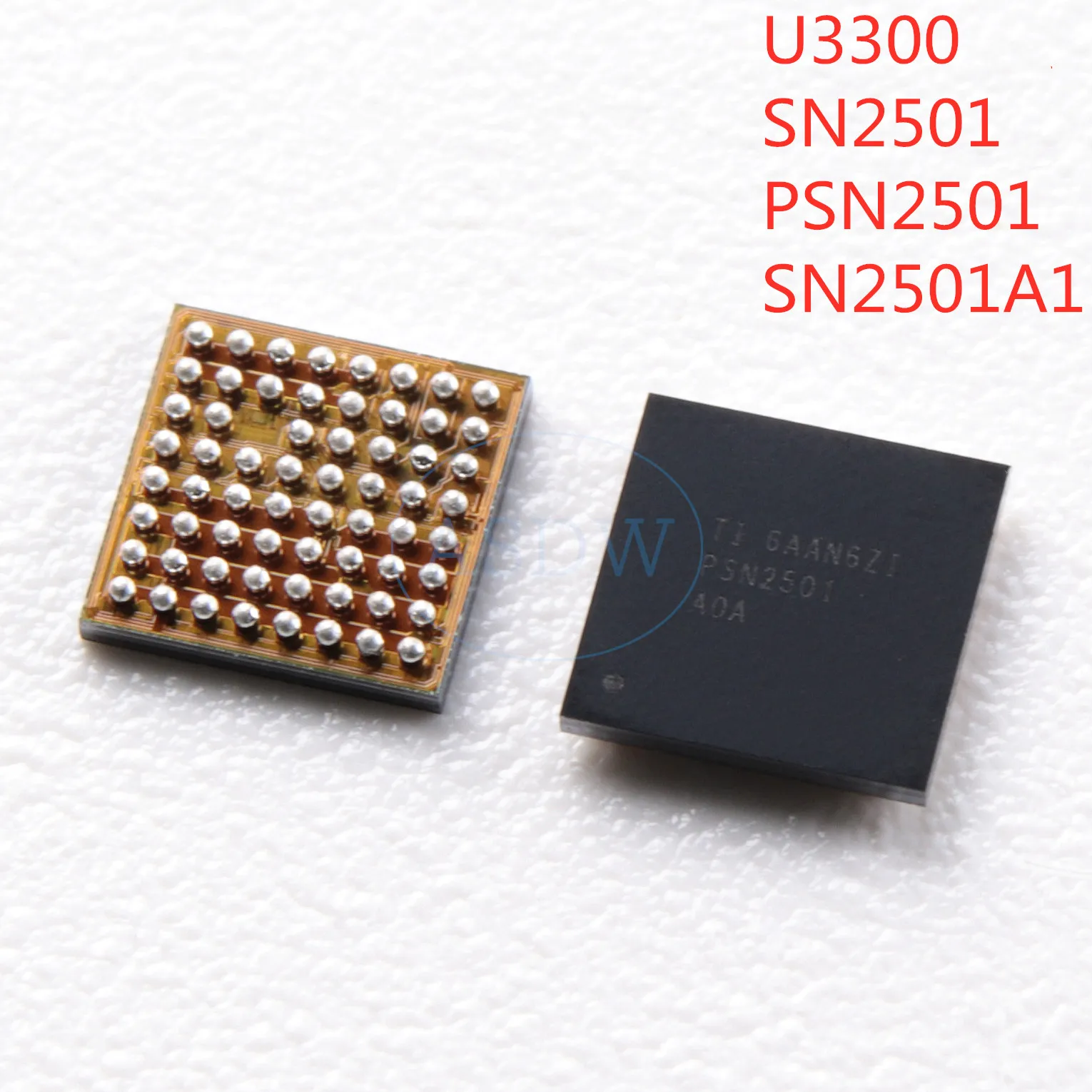 5 шт./лот SN2501A1 SN2501 U3300 63pin TIGRIS T1 зарядное устройство ic чип для iphone 8 8plus X BGA