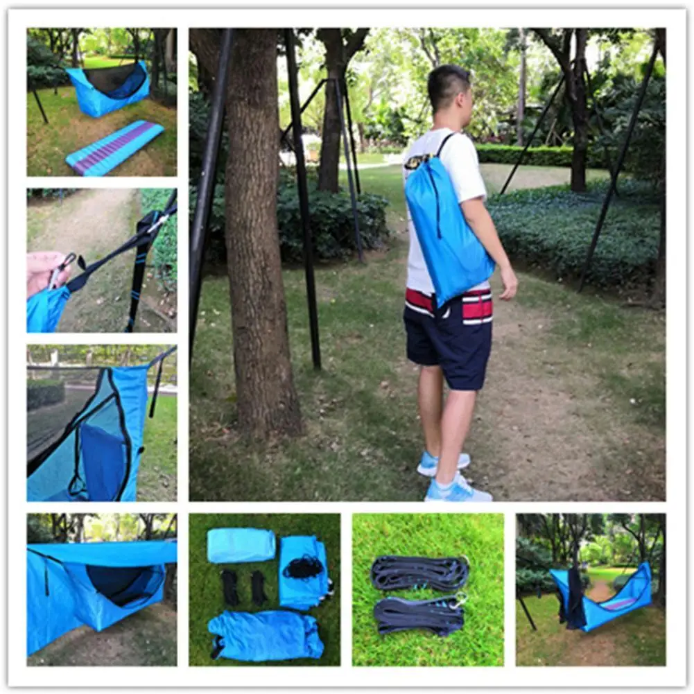 

Suspended Hammock Mosquito Net Canopy Tent Set Outdoor Pergola Anti-mosquito And Rain-proof