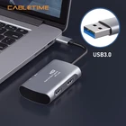 Карта видеозахвата CABLETIME N430, видеокарта для записи видео, 4K, HDMI, USB 3,0, HD, петлеобразный порт HDMI для прямого эфира