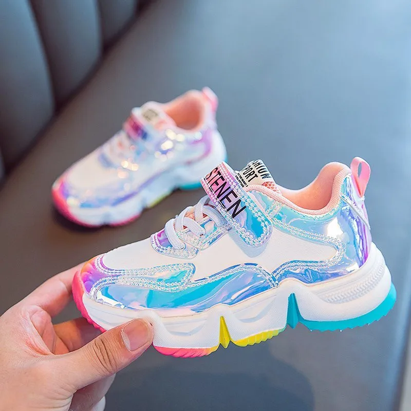 

2021 Autumn Children Sneakers Comfortable Kids Shoes For Girl Fashion Casual Sports Shoes Girls Sneakers Running Shoes