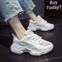 white women platform sneakers classic mesh breathable sports shoes trend popular fitness shoes ladies trainers running footwear