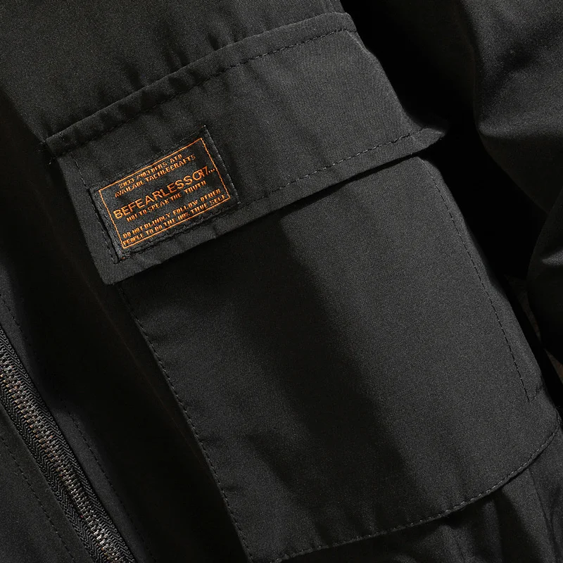 #2417 демисезонная куртка с длинным рукавом пальто для мужчин повседневные