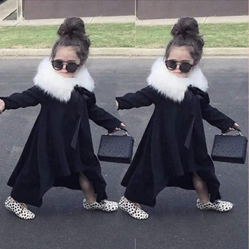 Лидер продаж свободное Макси-платье для маленьких девочек с рукавом летучая мышь