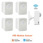 8 шт Wi-Fi движения PIR Сенсор умный ИК датчик движения сигнализации Сенсор магазин домашней безопасности автоматизации состояние синхронизации для Tuya Smartl Lfe приложение