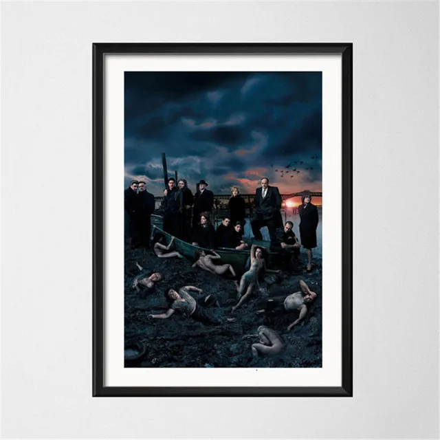 Классическая телевизионная серия шоу сопранос Гангстер мафия Искусство