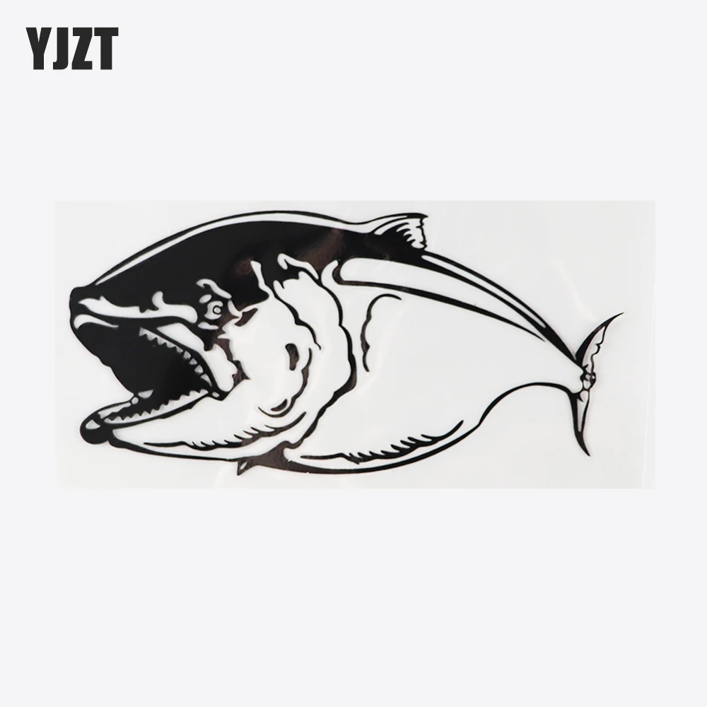 

YJZT 15,3 см × 7,4 см мультфильм милый океан животное рыба виниловые наклейки на машину наклейка 13D-1123