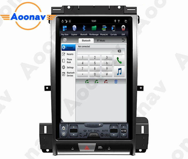 AOONAV автомобильный вертикальный экран для Ford Taurus 2012-2016 GPS-радиоприемник