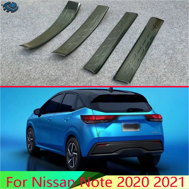 Для Nissan Note 2020 2021 нержавеющая сталь внутренняя панель порога Накладка ножка